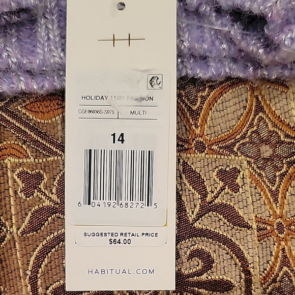 Colorful Striped Women's Sweater - Picture 3 of 3